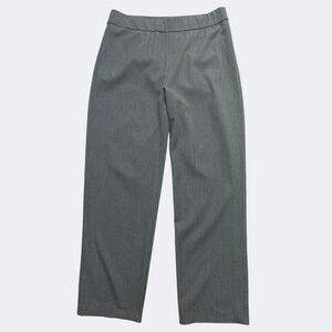 Eileen Fisher Trousers Women SP Gray Straight Leg Classic Wool Pull Ons Sample‎